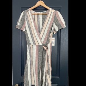 Multicoloured wrap dress by DEX